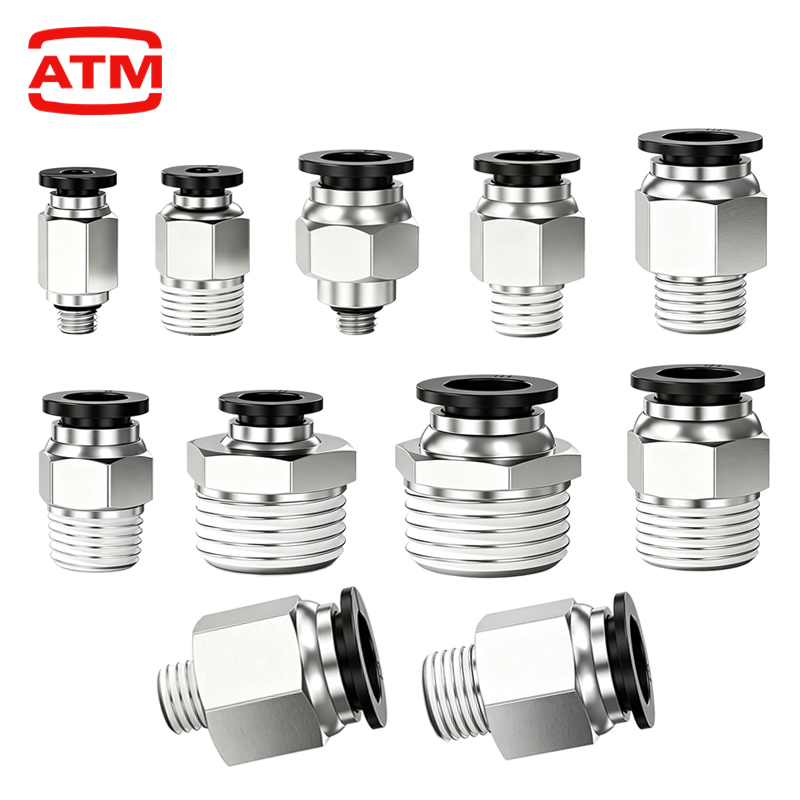 Compression Fitting Brass - PC Pneumatische Luchtconnector Fitting PC 4mm