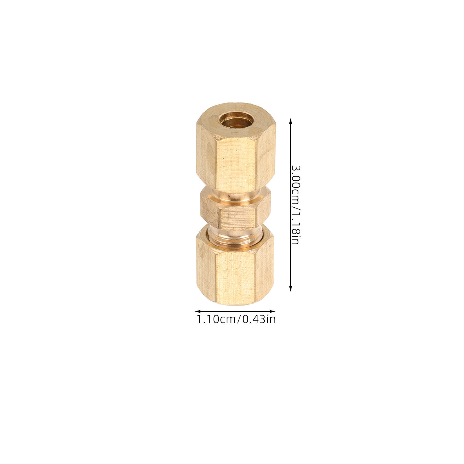 10 stuks messing remleidingkop - Compression Fitting Brass recensie en prijs